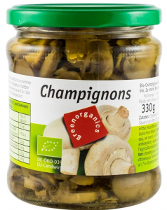 Alimente de baza - Ciuperci champignon bio, 280g / 170g Green Organics