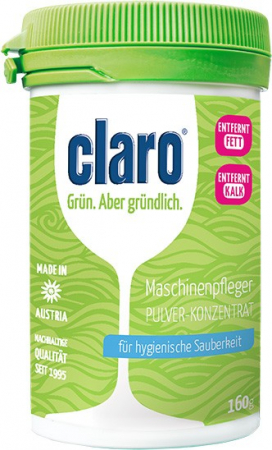 Produse pentru curatenia casei - Claro Pulbere concentrata pentru intretinerea masinii de spalat vase, 160g Claro