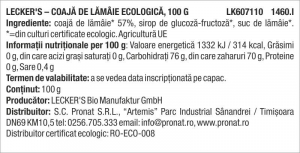 Coaja de lamaie bio, 100g Lecker's [1]