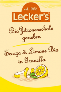Ingrediente si produse patiserie - Coaja de lamaie bio, macinata, 15g Lecker's