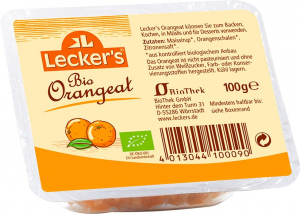 Coaja de portocale bio, 100 g Lecker's [0]