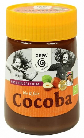Ciocolata - Cocoba crema de alune bio si fairtrade, 400g Gepa