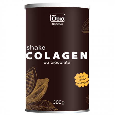 Fara zahar - Colagen shake cu ciocolata 300g, Obio