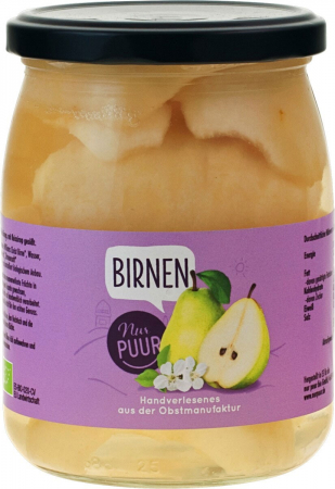 Conserve, Pateuri, creme tartinabile - Compot bio de pere 500 g Nur Puur