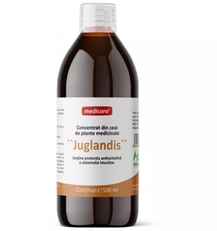 Suplimente si Remedii - Concentrat din plante medicinale Juglandis 500ml Medicura
