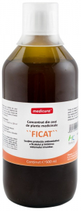 Suplimente Alimentare - Concentrat din plante medicinale pentru ficat, 500ml Medicura