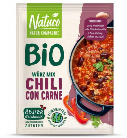 Condimente - Condiment bio pentru chili con carne, 33g natuco