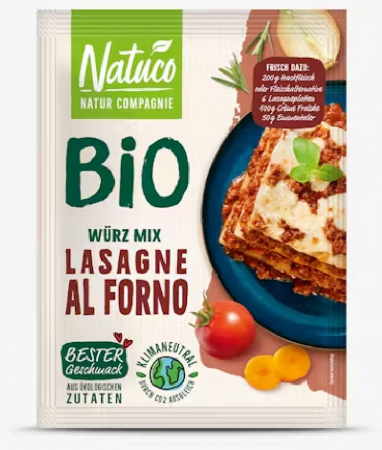 Condimente - Condiment bio pentru Lasagna, 30g natuco
