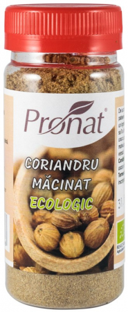 Condimente - Coriandru bio macinat, 35g Pronat