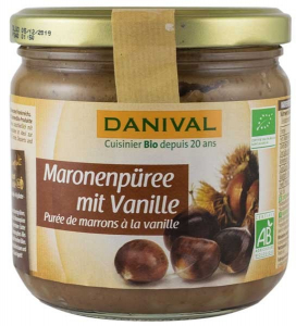Tendinte - Crema bio de castane cu vanilie, 380g Danival