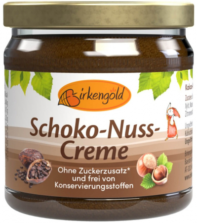 Alimente - Crema de cacao si alune de padure, 170g Birkengold