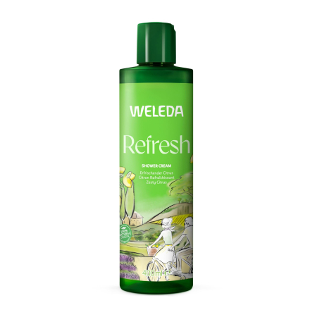 Cosmetice pentru femei - Crema de dus Refresh, 400ml Weleda