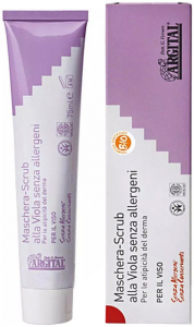 Cosmetice pentru femei - Crema exfolianta de violete non alergica, 75ml Argital
