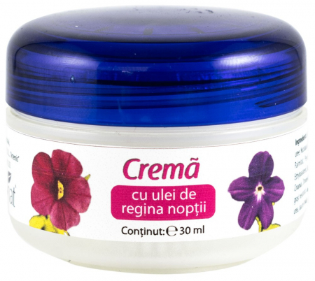 Ingrijire personala - Crema hidratanta de noapte, cu ulei de regina noptii, 30ml Medicura
