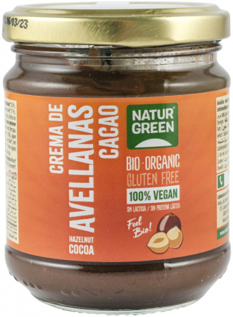 Conserve, Pateuri, creme tartinabile - Crema tartinabila bio de alune de padure si cacao, 200g Natur Green