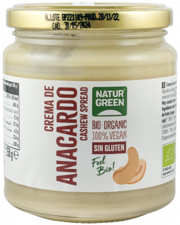 Conserve, Pateuri, creme tartinabile - Crema tartinabila bio de caju, 250g Natur Green