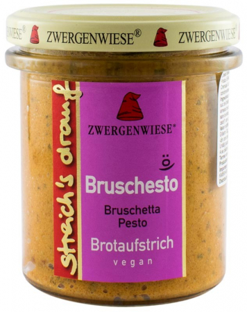 Tendinte - Crema tartinabila bio vegetala Bruschetta Pesto, 160g Zwergenwiese