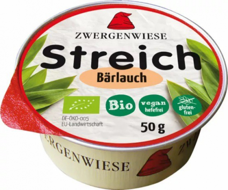 Conserve, Pateuri, creme tartinabile - Crema tartinabila bio vegetala cu leurda, 50g Zwergenwiese