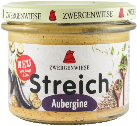 Conserve, Pateuri, creme tartinabile - Crema tartinabila bio vegetala cu vinete, 180g Zwergenwiese