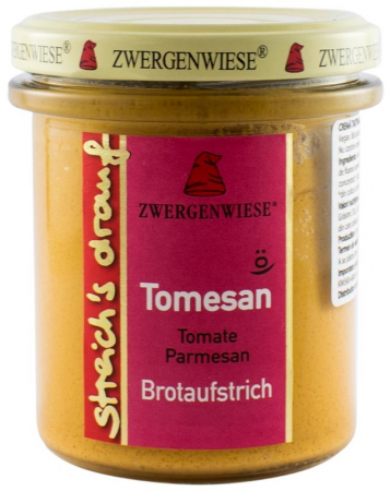 Tendinte - Crema tartinabila bio vegetala Tomesan, 160g Zwergenwiese