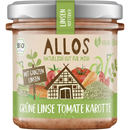 Alimente - Crema tartinabila din linte verde, tomate și morcovi, fara gluten