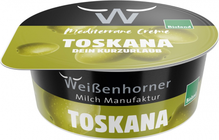 Tendinte - Crema tartinabila mediteraneana Toskana, bio, 125g Weisenhorner Milch Manufaktur