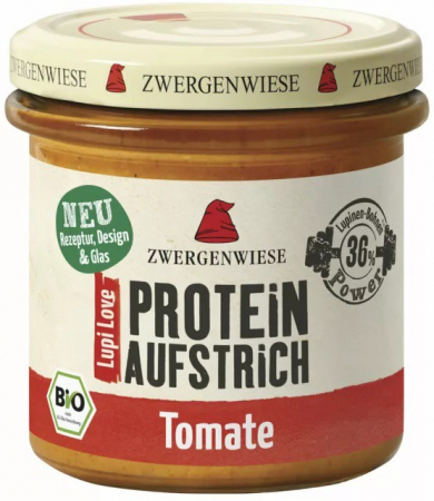 Conserve, Pateuri, creme tartinabile - Crema tratinabila proteica bio cu rosii, 135g Zwergenwiese