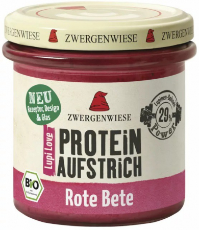 Conserve, Pateuri, creme tartinabile - Crema tratinabila proteica bio cu sfecla rosie, 135g Zwergenwiese
