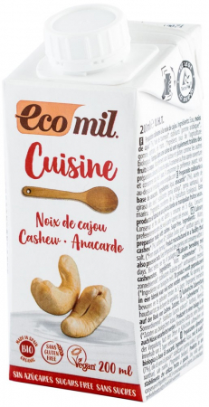 Creme - Crema vegetala bio pentru gatit din caju, 200ml Ecomil Cuisine