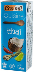 Crema Vegetala Bio Pentru Gatit Thai, 200 Ml Ecomil Cuisine [1]