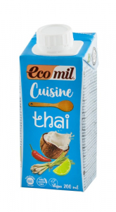 Tendinte - Crema vegetala bio pentru gatit Thai, 200ml Ecomil Cuisine