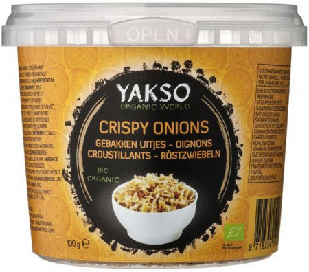 Tendinte - Crispy bio din ceapa crocanta, 100g Yakso