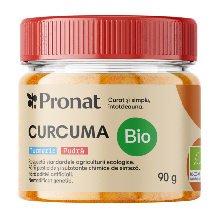 Condimente - Curcuma bio, 90g Pronat