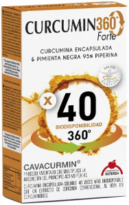 Suplimente si Remedii - Curcumin 360 Forte, 60 capsule Cavacurmin Dieteticos Intersa