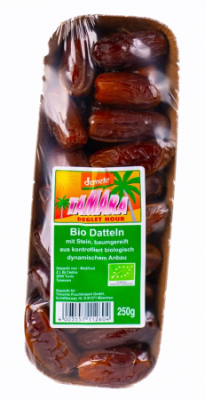 Tendinte - Curmale bio si demeter Deglet Nour, cu samburi 250g Tamara