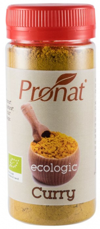 Condimente - Curry bio, 50g Pronat