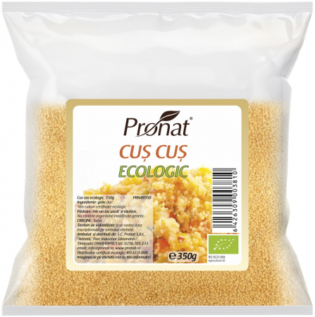 Leguminoase si seminte - Cus cus bio, 350g Pronat