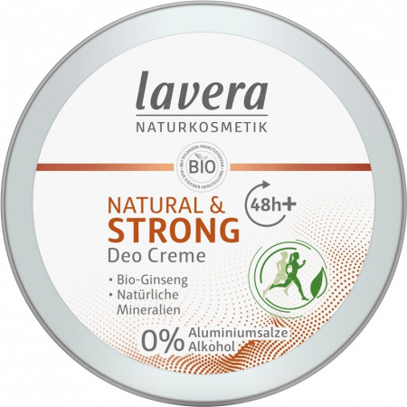 Deodorante - Deodorant crema Natural & Strong, 50ml Lavera