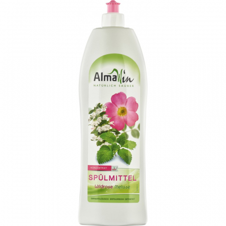 Produse pentru vase - Detergent de vase cu trandafir salbatic si melisa