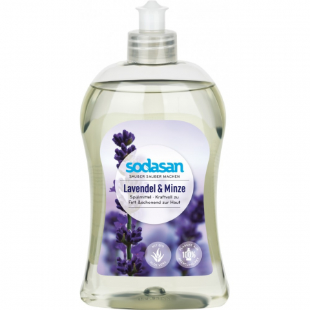 Produse pentru vase - Detergent de vase lichid cu lavanda si menta