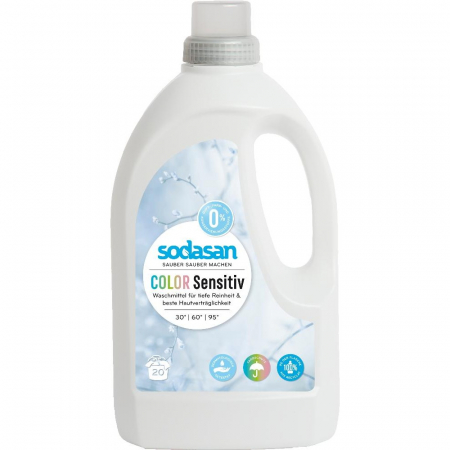 Produse pentru locuinta si bucatarie - Detergent lichid bio pentru rufe colorate senzitiv