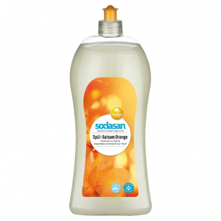 Produse pentru vase - Detergent lichid de vase balsam cu portocala ecologic
