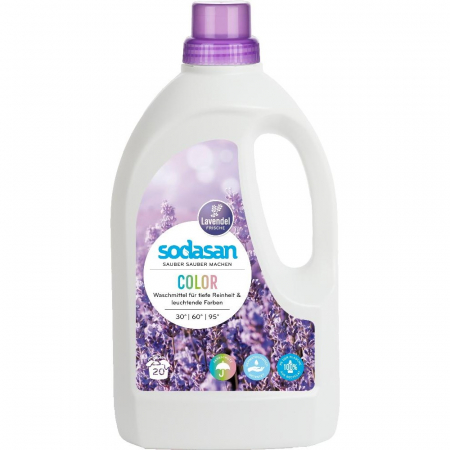 Produse pentru locuinta si bucatarie - Detergent lichid pentru rufe colorate cu lavanda