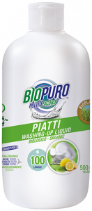 Detergent lichid pentru vase, 500ml Biopuro