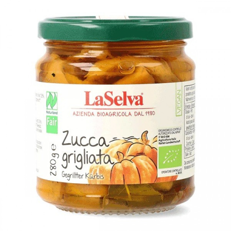 Alimente - Dovleac bio la gratar in ulei de masline, 280g LaSelva