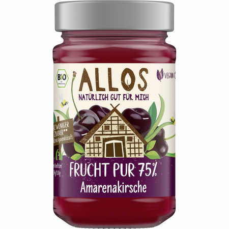 Dulceturi, gemuri, compoturi - Dulceata bio de cirese amare cu sirop de agave