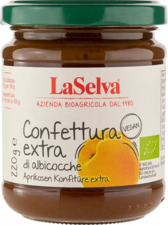 Tendinte - Dulceata bio extra de caise, 220g LaSelva