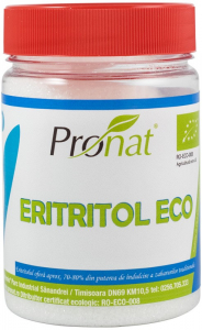 Zahar si indulcitori - Eritritol bio inlocuitor de zahar, 200g Pronat