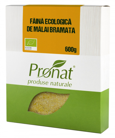 Orez, Faina si Premixuri - Faina bio de malai bramata, 600g Pronat