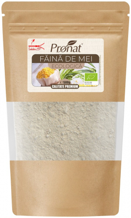 Orez, Faina si Premixuri - Faina bio de mei, 500g Pronat